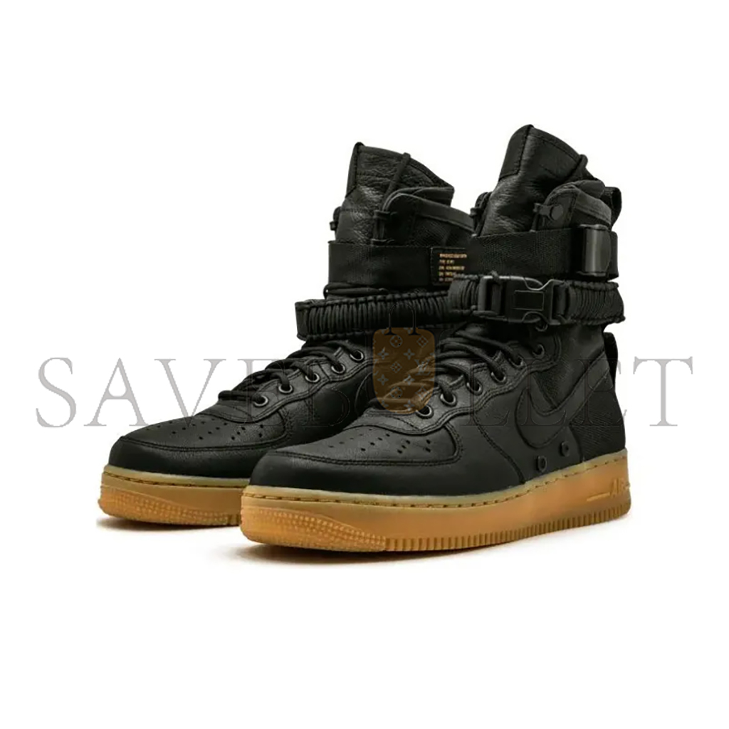 NIKE SF AIR FORCE 1 BLACK GUM 859202-009